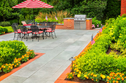 Landscaping at a Delaware home
